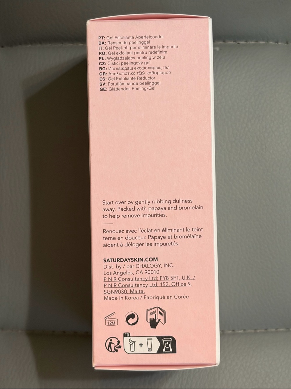 Saturday Skin Rub-A-Dub Refining Peel Gel - Pink - Picture 2 of 5